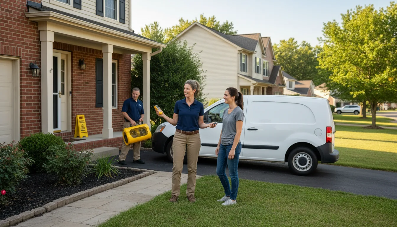 Water restoration image for Water Damage & Restoration Services in Dover, AR